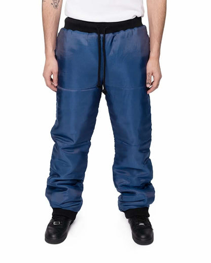 Pantalon matelassé King bleu