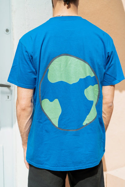 World blue tee